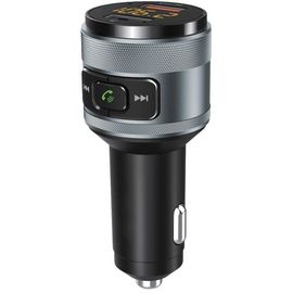  Автомобильный FM-модулятор Ritmix FMT-A707 черный MicroSD BT USB (80000131) 