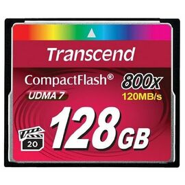  Флеш-накопитель Transcend 128GB CompctFlash 800X 