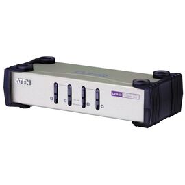  KVM-переключатель Aten CS84U-AT 4-портовый 1 user HDB15(SVGA Female)+KBD(PS/2)+Mouse(PS/2) KVM-порты SPHD18(Female) 