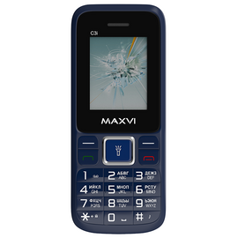  Мобильный телефон Maxvi C3i маренго 