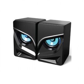  Игровая акустика c  RGB подсветкой HAVIT GAMENOTE HV-SK708 Gaming 2.0 USB 6 Вт. Черная 