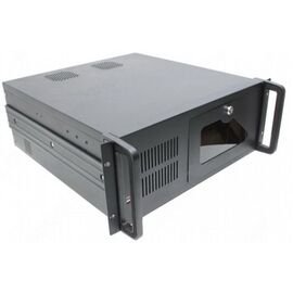  Корпус Procase B430-B-0 черный {4U глубина 450мм, внешн 3x5.25, внутр 8xHDD, MB 12"x9.6",без Б/П PS2} 