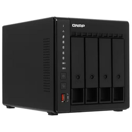  Сетевое хранилище NAS Qnap Original TS-453E-8G 4-bay настольный Celeron J6412 