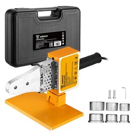  Аппарат для сварки полипропиленовых труб DEKO RPPWM1600W (083-3008) в пластиковом кейсе, 3 насадки (20-32) 