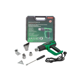  Фен промышленный Rockforce RF-HG70-2000LED(52352) с насадками 220В, 50/60Гц, 2000Вт,60/350/600С, 50/300/500л/мин, 3 реж. 