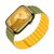  Ремешок HOCO WA29 Flexible для умных часов APPLE Watch 42/44/45/49mm силикон зелёный, жёлтый, магнитная пряжка 